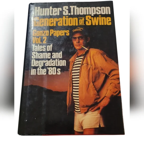 Generation of Swine Book by Hunter S. Thompson 1st Edition - Picture 1 of 4